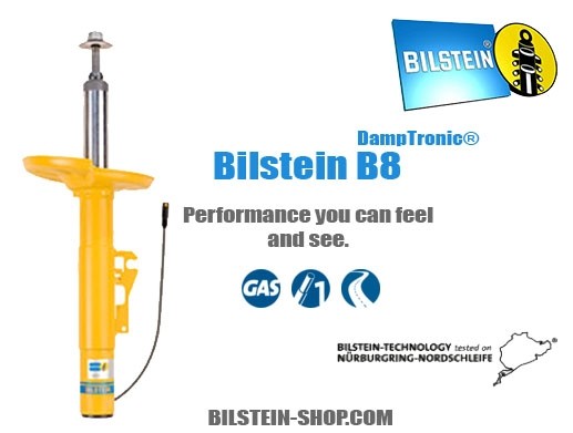 Bilstein Porsche 911 (997) Cabrio 3.8 Carrera 4S Achter B8 Dampt